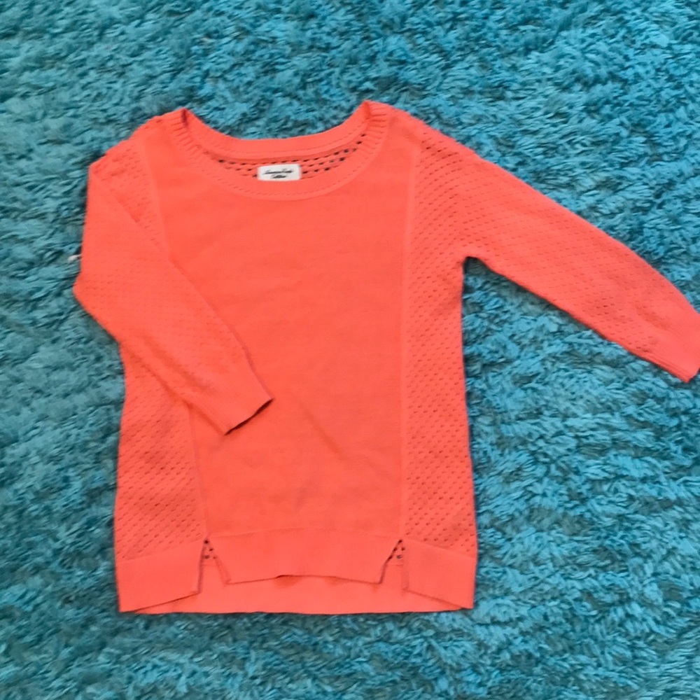 American Eagle Bright Peachy Sweater
